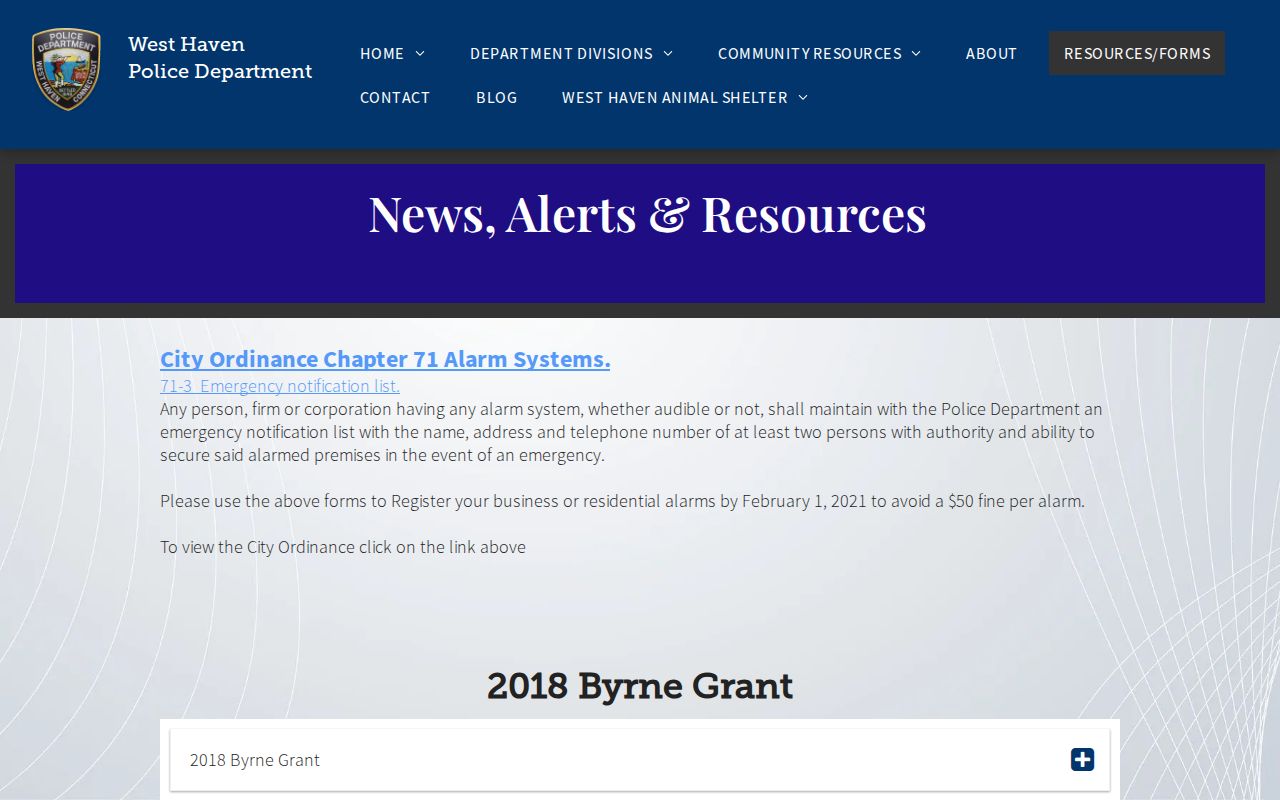 West Haven City most wanted program source check