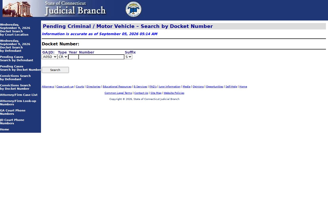 West Haven City warrant known docket lookup